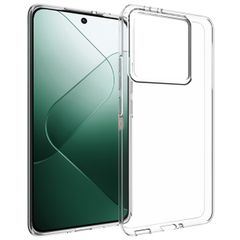 Accezz TPU Clear Cover für das Xiaomi 14T Pro - Transparent