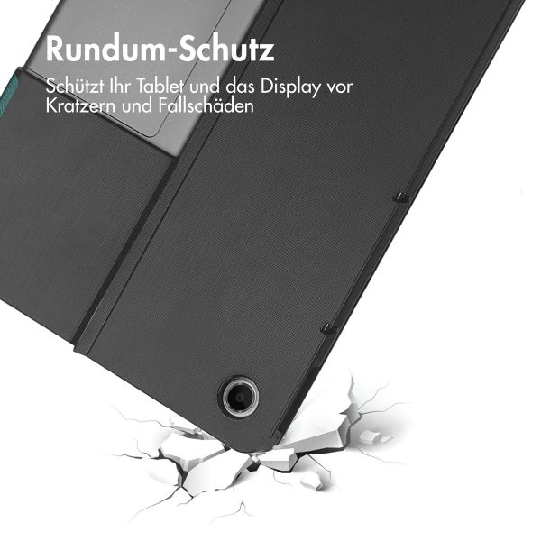 imoshion Klapphülle Lenovo Tab Plus - Dunkelgrün