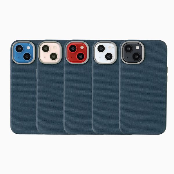 Accezz Mesh Backcover mit MagSafe Apple iPhone 14 / 13 - Dunkelblau