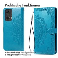 imoshion Mandala Klapphülle Motorola Moto G04 / G24 - Türkis
