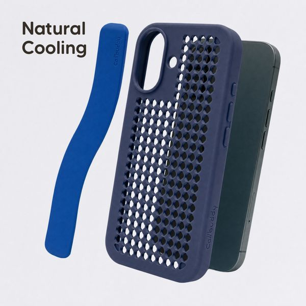 Callbuddy Hülle mit Strap Apple iPhone 17 - Deep Marine