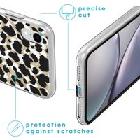 imoshion Design Hülle für das iPhone Xr - Leopard / Schwarz