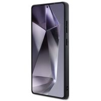 Guess 4G Metal Logo Saffiano Backcover Samsung Galaxy S25 Ultra - Schwarz