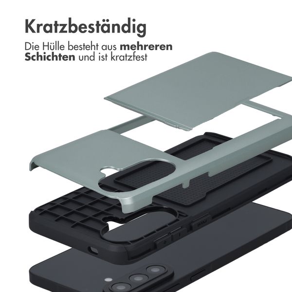 imoshion Backcover mit Kartenfach Samsung Galaxy A57 (5G) - Grün