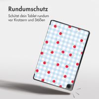 imoshion Design Trifold Klaphülle Samsung Galaxy Tab A11 Plus / A9 Plus - Cherry Check