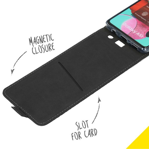 Accezz Flip Case Samsung Galaxy A51 - Schwarz