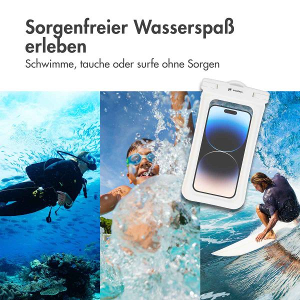 imoshion ﻿Universeller, wasserdichter Beutel - wasserdichte Smartphonehülle - Weiß