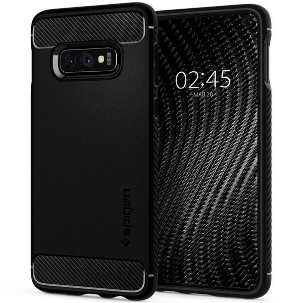 Spigen Rugged Armor Case Schwarz für das Samsung Galaxy S10e