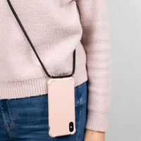imoshion Color Backcover mit Band iPhone 12 (Pro) - Rosa