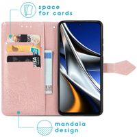 imoshion Mandala Klapphülle Xiaomi Poco X4 Pro 5G - Rosé gold