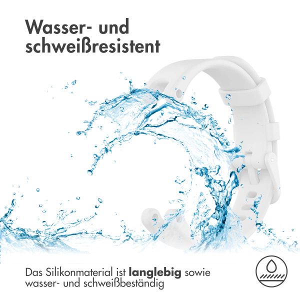 imoshion Silikonband für das  Garmin Lily - Weiß