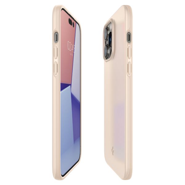 Spigen Thin Fit™ Hardcase für das iPhone 14 Pro Max - Beige