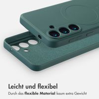 imoshion Color Back Cover mit MagSafe für das Samsung Galaxy S25 - Dunkelgrün