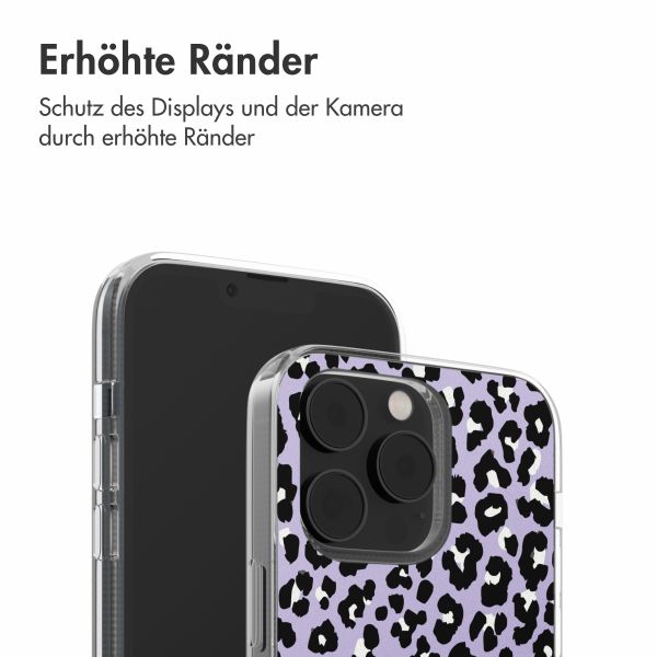 imoshion Design Hülle iPhone 14 - Leopard Lilac