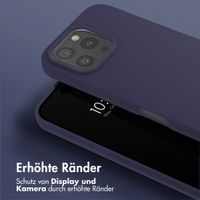 Selencia SilikonHülle mit abnehmbarem Band Apple iPhone 16 Pro Max - Dunkelblau