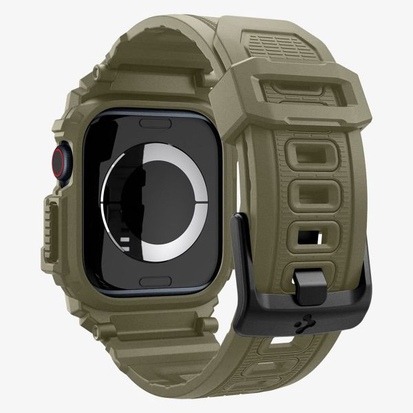 Spigen Rugged Armor™ Pro Case für Apple Watch Series 10 / 11 - 46 mm - Vintage Khaki
