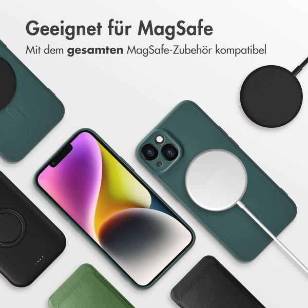 imoshion Color Back Cover mit MagSafe für das iPhone 14 - Dunkelgrün