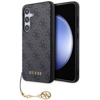 Guess 4G Classic Logo Back Cover Charm für das Samsung Galaxy S24 Plus - Schwarz