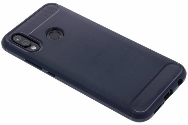 Dunkelblauer Brushed TPU Case Huawei P20 Lite