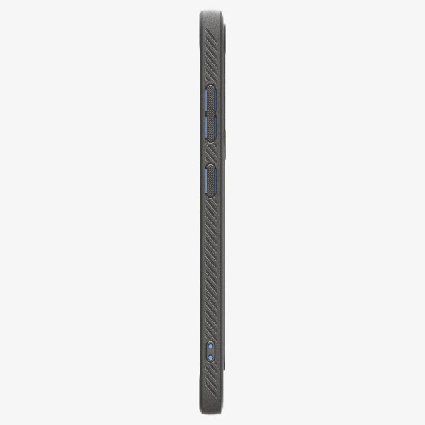 Spigen Rugged Armor Backcover MagSafe für das Samsung Galaxy S25 - Marble Gray