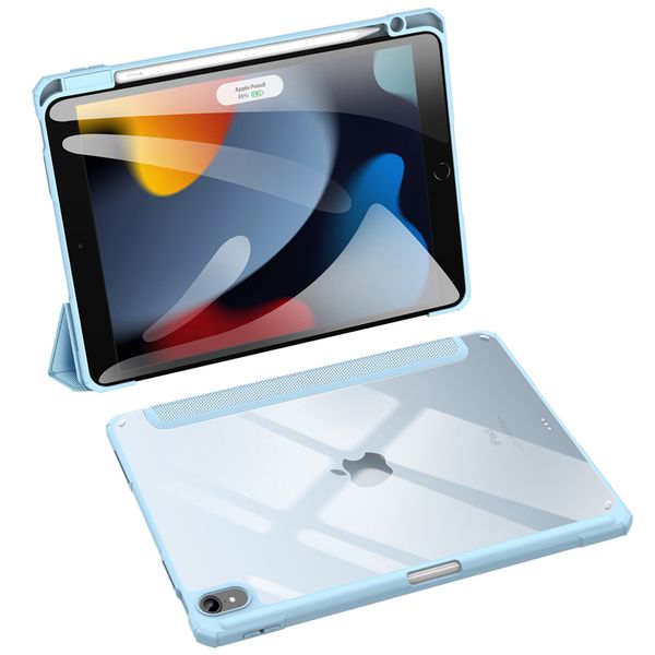 Dux Ducis Toby Klapphülle Apple iPad 11 (2025) 11 Zoll / iPad 10 (2022) 10.9 Zoll - Blau