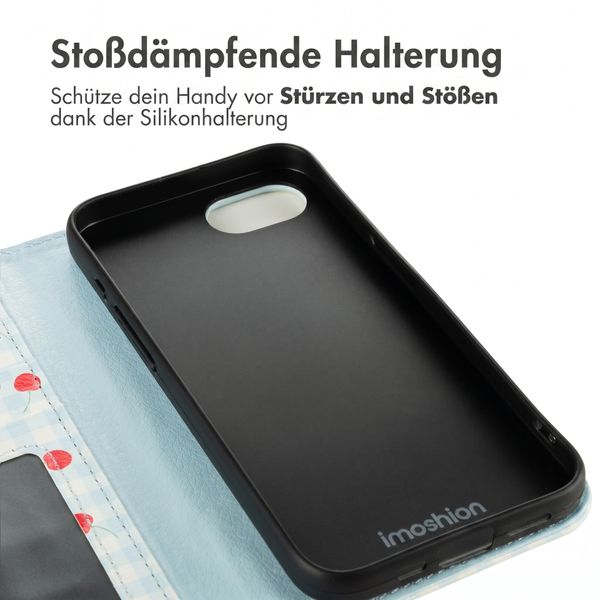 imoshion Design Klapphülle Apple iPhone 17e / 16e - Cherry Check