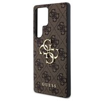 Guess 4G Metal Logo Back Cover Samsung Galaxy S25 Ultra - Braun