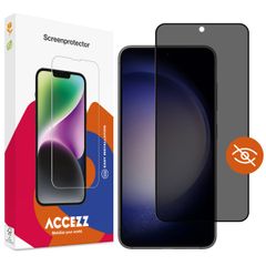 Accezz Privacy Displayschutz aus gehärtetem Glas für das Samsung Galaxy S22 / S23