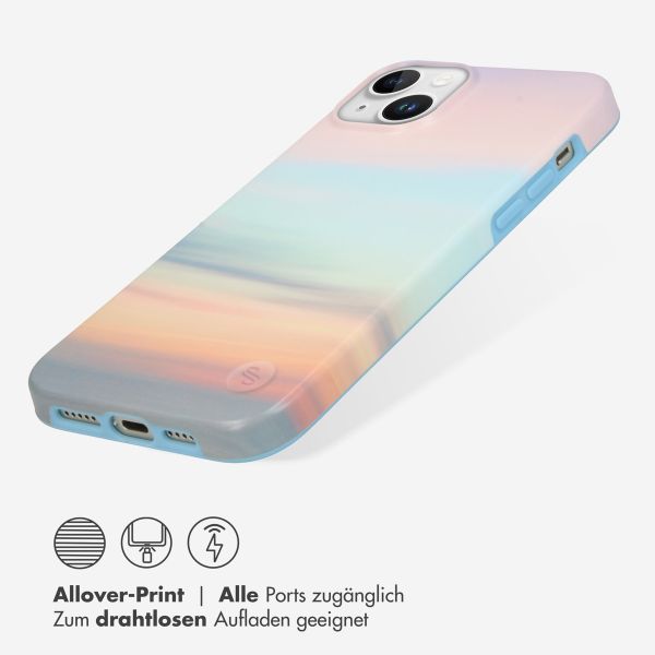 Selencia Aurora Fashion Back Case Apple iPhone 15 Plus - Sky Sunset Multicolor
