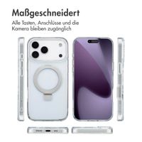Accezz Ring Stand Backcover mit MagSafe Apple iPhone 17 Pro - Transparent