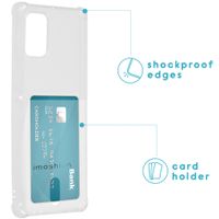 imoshion Soft Case Back Cover mit Kartenfach Galaxy A71 -Transparent