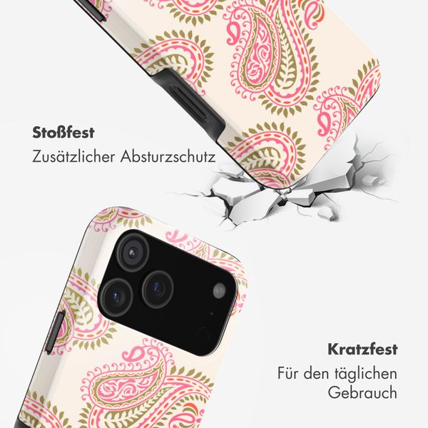 Selencia Vivid Back Cover Apple iPhone 17 Pro - Paisley Blush