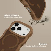 Selencia Wavy Backcover mit MagSafe Apple iPhone 17 Pro - Mocha Brown