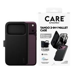 CARE by PanzerGlass Tango 2 in 1 Wallet Case MagSafe Apple iPhone 18 Pro Max / 17 Pro Max - Schwarz