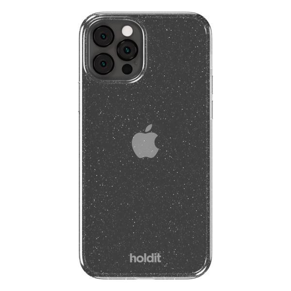 Holdit Glitzer Case Apple iPhone 12 (Pro) - Weiß