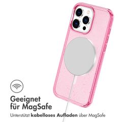 imoshion Sparkle Back Cover mit MagSafe Apple iPhone 15 Pro Max - Glitzer Rosa