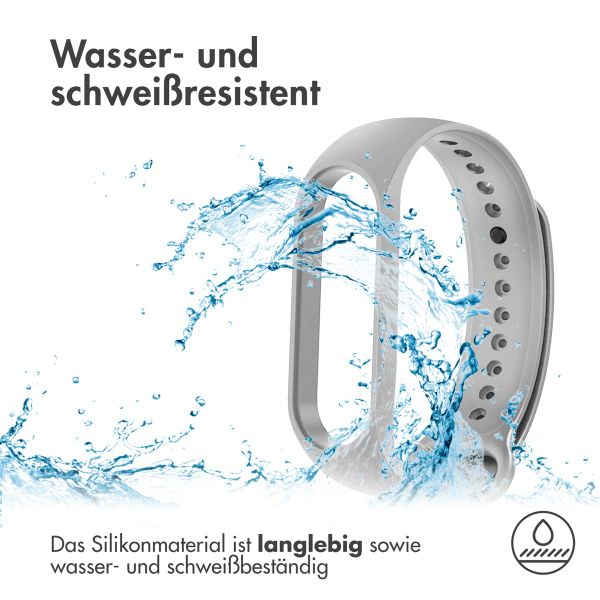 imoshion Silikon Sportarmband für Xiaomi Mi Band 7 - Grau
