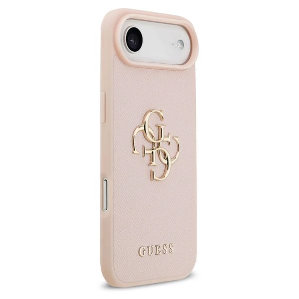 Guess Big 4G Logo Hülle Grained Apple iPhone Air - Rosa