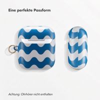 Selencia Vivid Case  Apple Airpods 1 / 2 - Wave Vibes Classic Blue