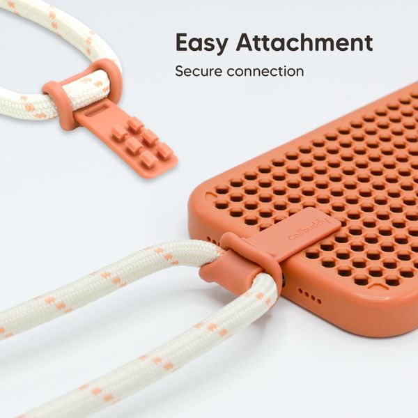 Callbuddy Lanyard - Cross Body Handyband - Salmon Beige