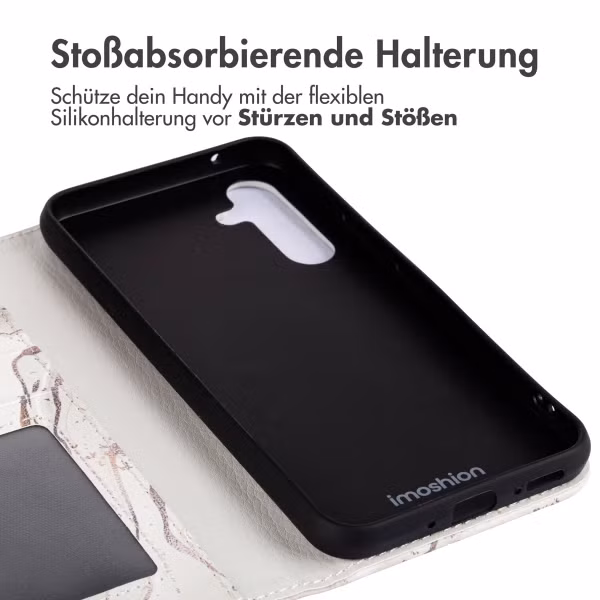 imoshion Design Klapphülle Samsung Galaxy A54 (5G) - Sandy Marble