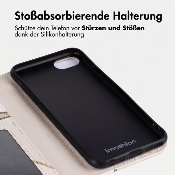 imoshion Design Klapphülle Apple iPhone 17e / 16e - Beige Graphic