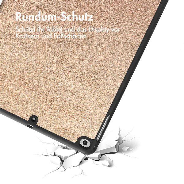imoshion Trifold Klapphülle Apple iPad 6 (2018) 9.7 Zoll / iPad 5 (2017) 9.7 Zoll / Air 2 (2014)/Air 1 (2013) - Rosé gold