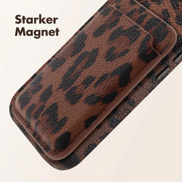 Selencia Sabi Kartenhalter mit MagSafe - Mocha Brown