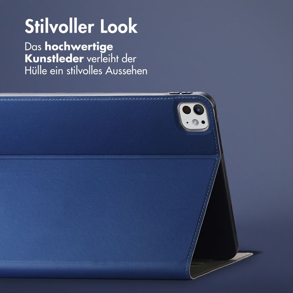 Accezz Classic Klapphülle Apple iPad Pro 13 (2025) M5 / (2024) M4 - Dunkelblau