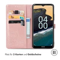 imoshion Mandala Klapphülle für das Nokia X30 - Rose Gold