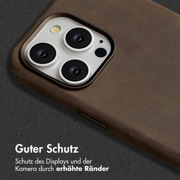 Accezz Vintage Leather Magsafe Backcover iPhone 15 Pro Max - Rustic Brown