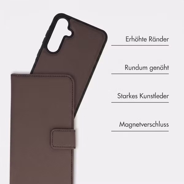 imoshion Herausnehmbare 2-in-1 Luxus-Bookcase Samsung Galaxy A55 - Braun