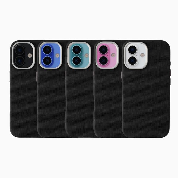 Accezz Mesh Backcover mit MagSafe Apple iPhone 16 - Schwarz