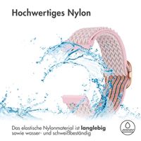 imoshion Elastisches Nylonarmband -   Universelle 22 mm Anschluss - Rosa